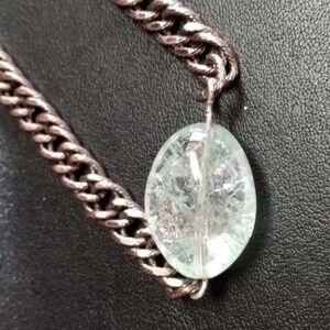 Vintage Aquamarine natural gemstone bracelet